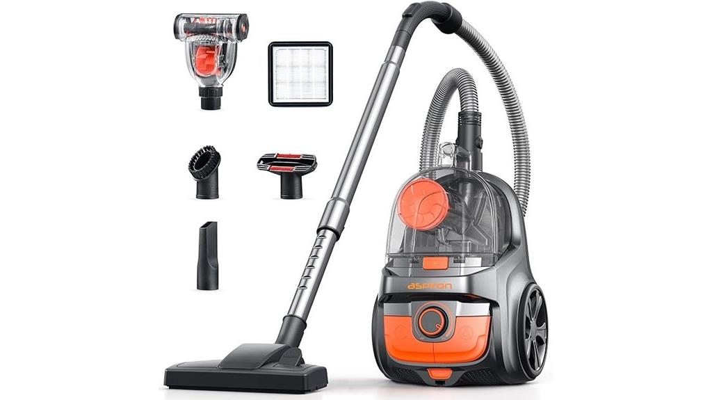 aspiron 5 tool canister vacuum