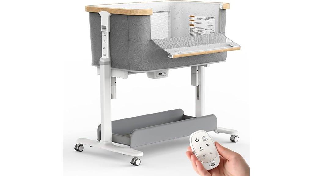 auto rocking baby bassinet
