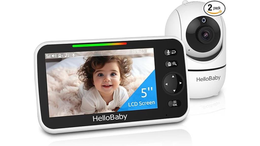 baby monitor wifi free long battery