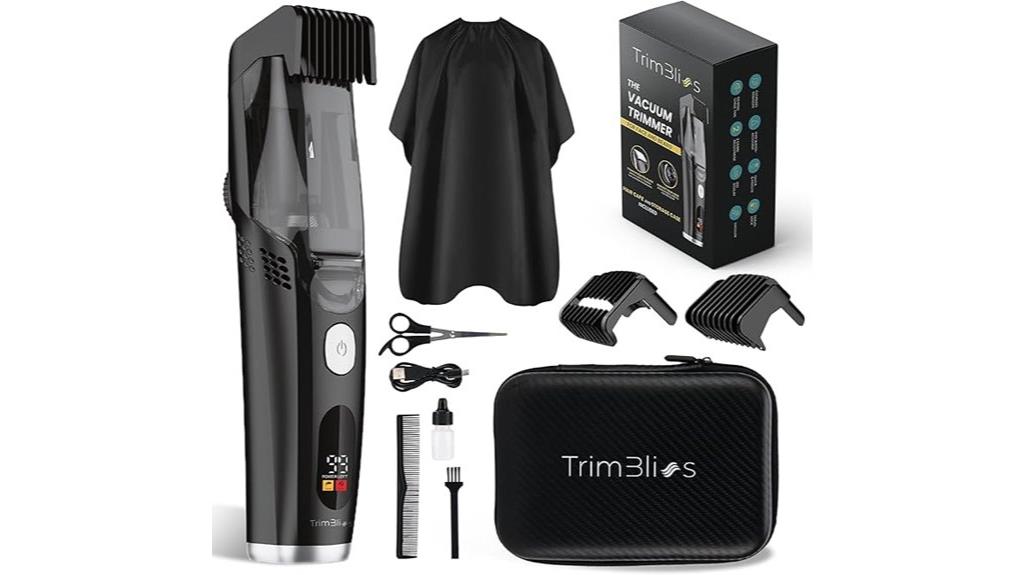 beard trimmer with vacuum