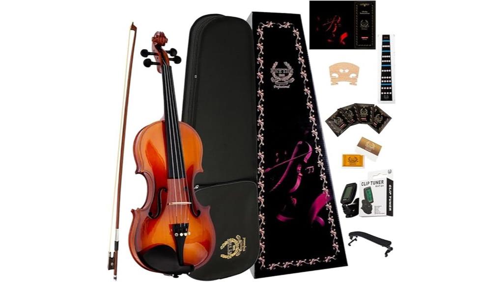 beginner violin set accessories