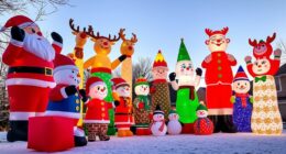 big holiday yard inflatables
