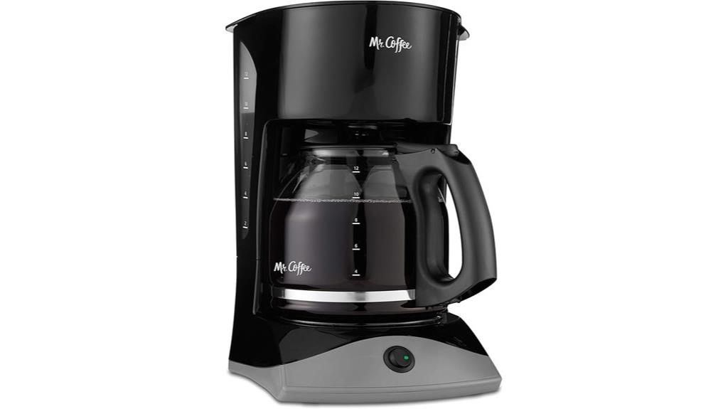 black 12 cup coffee maker