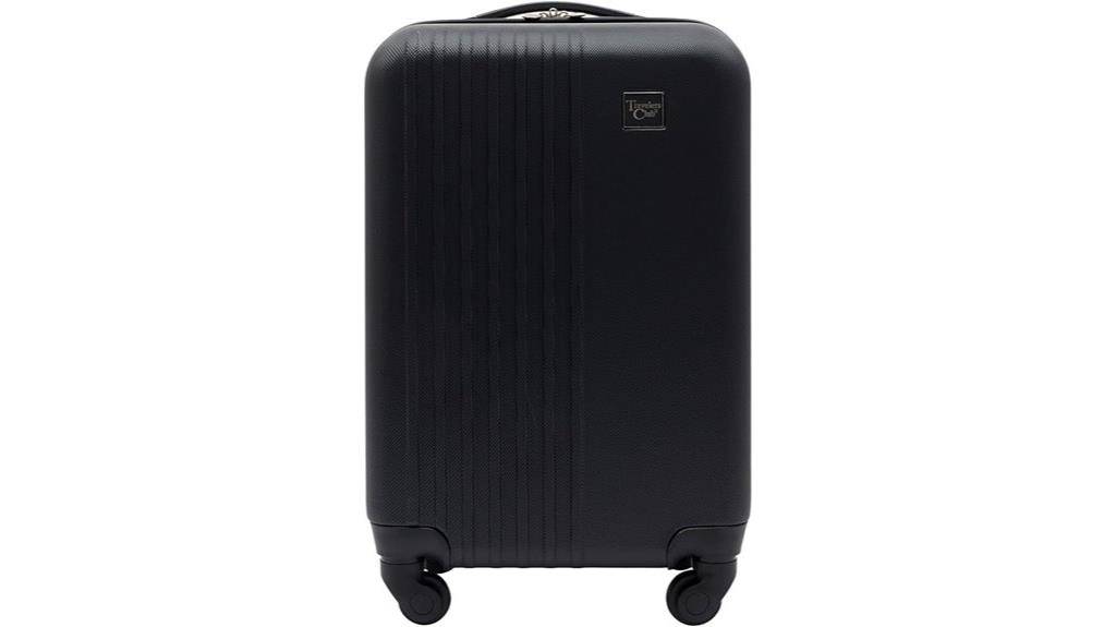 black 20 inch spinner luggage
