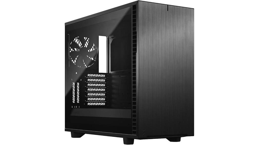black fractal design case