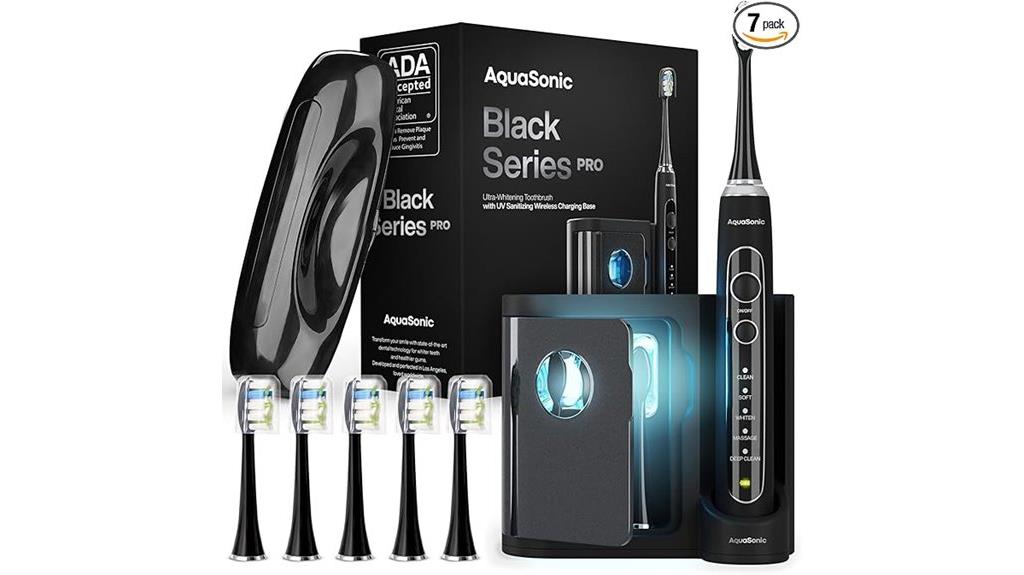 black uv electric toothbrush