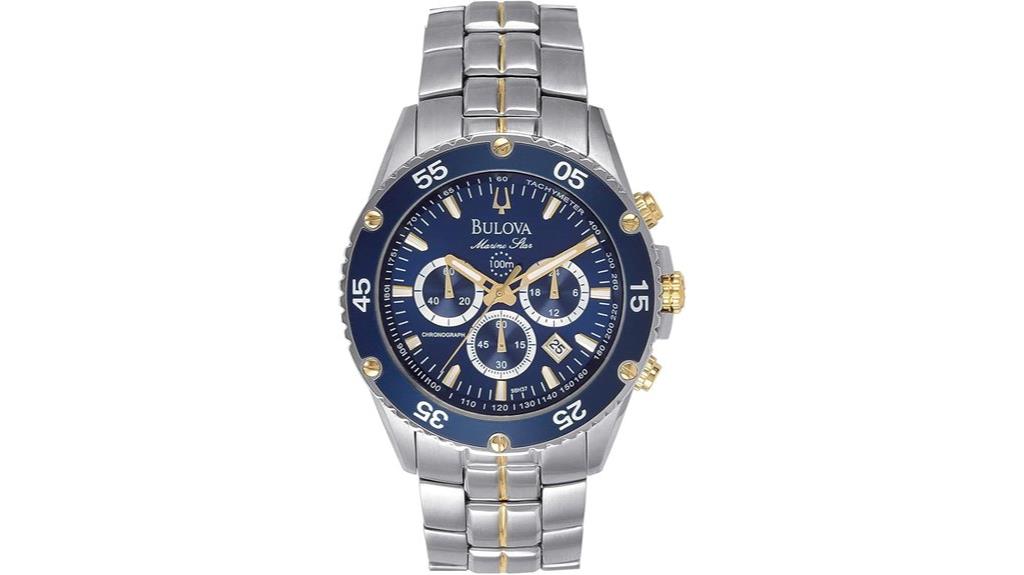 bulova men s marine chronograph