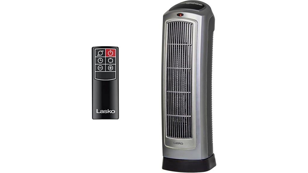 ceramic tower heater oscillates