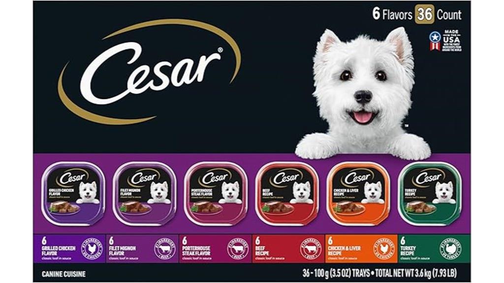 cesar wet dog food