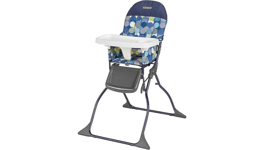 child friendly folding highchair