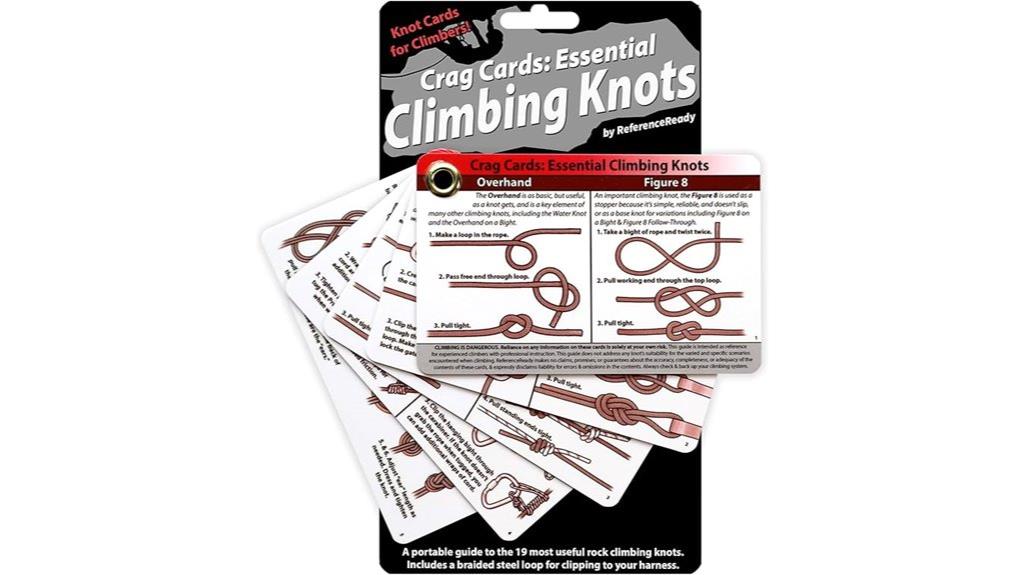 climbing knot reference cards