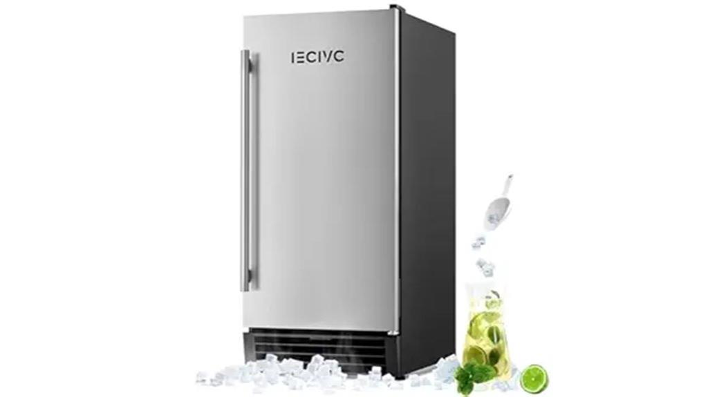 commercial ice maker 80 lbs