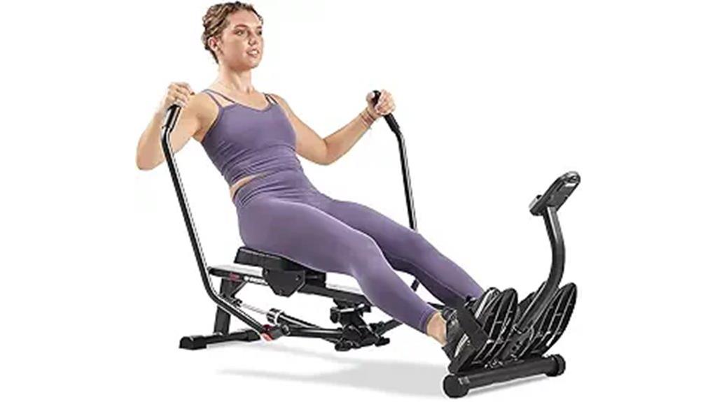compact adjustable resistance rowing