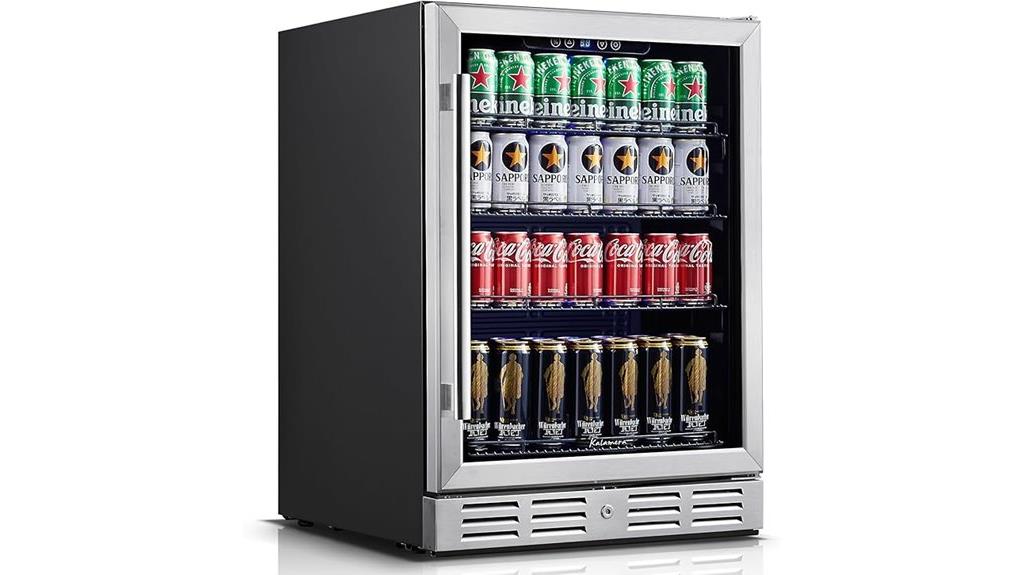 compact beverage fridge capacity