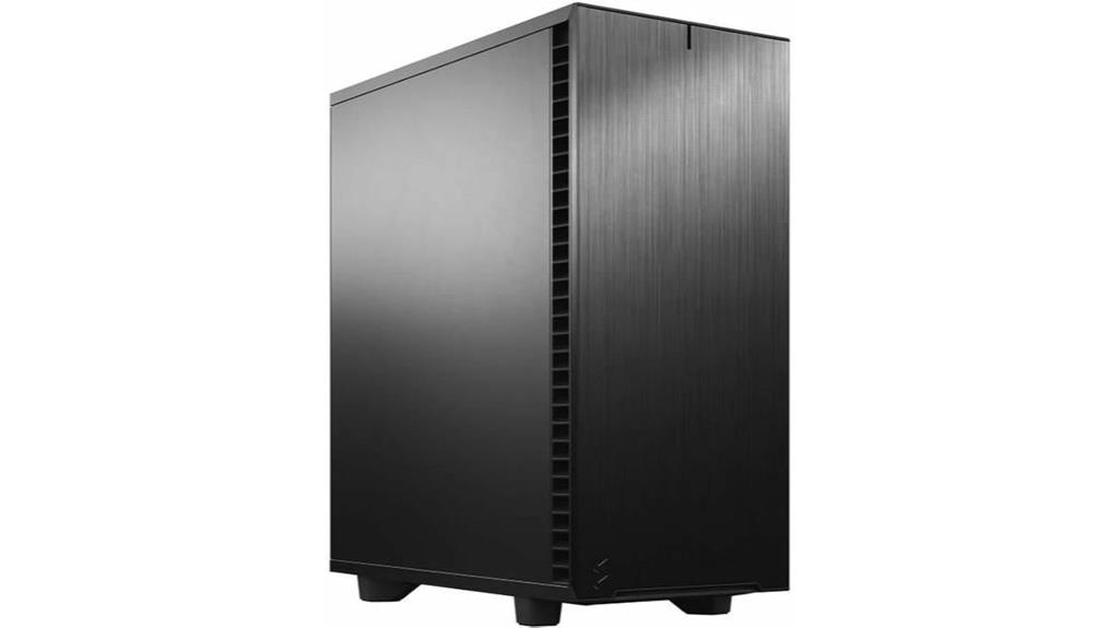 compact black computer case