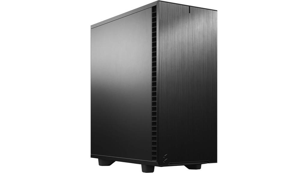compact black computer case