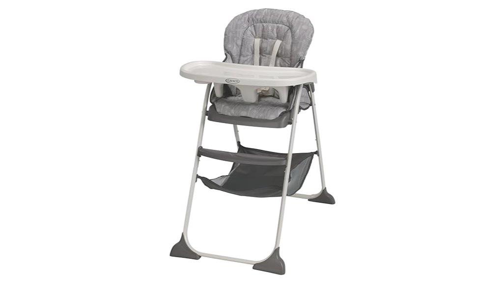 compact foldable baby high chair