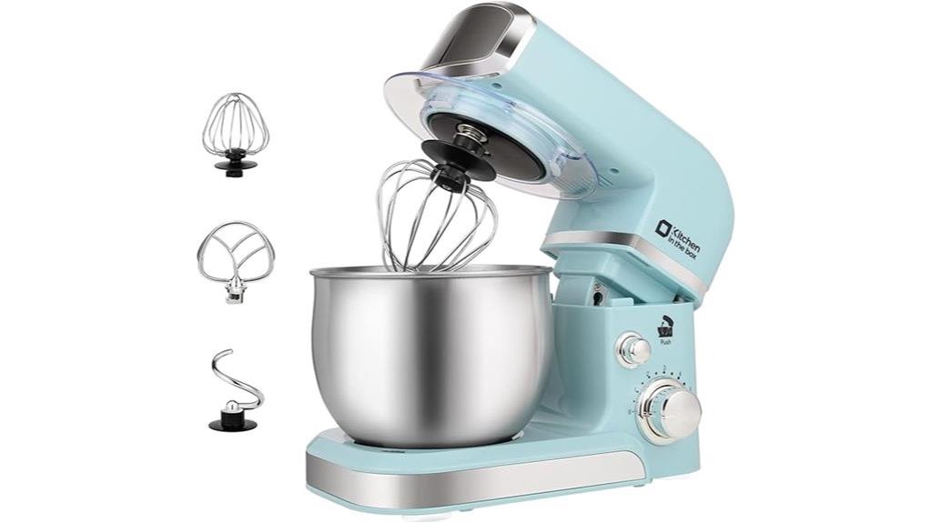 compact mixer with bowl