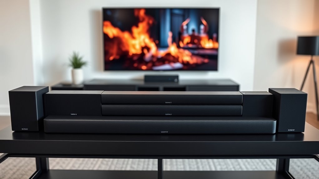 compact powerful atmos soundbars