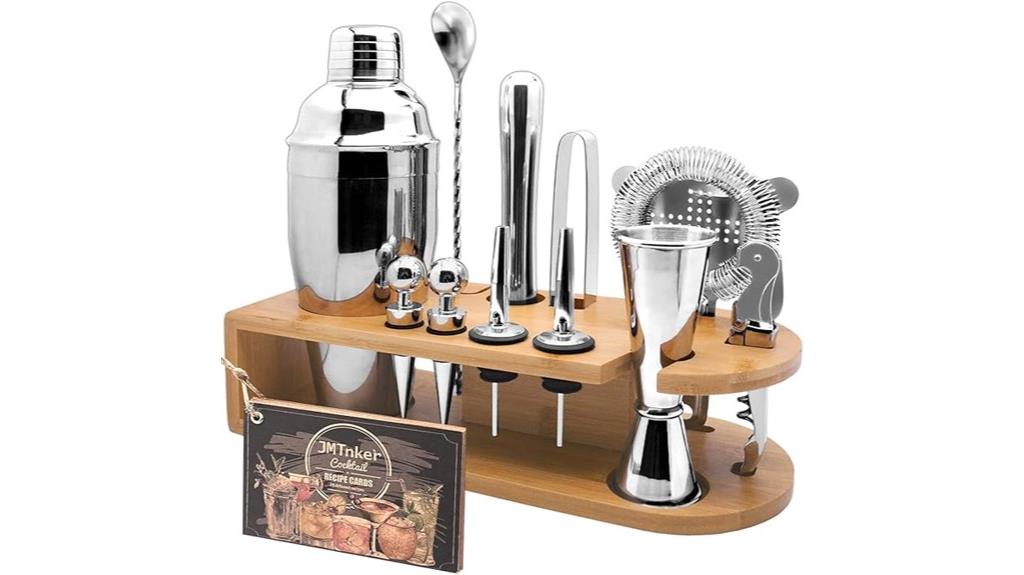 complete bartender mixing kit