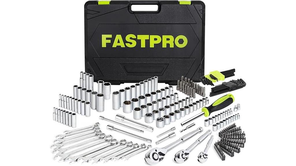 comprehensive 249 piece mechanics set