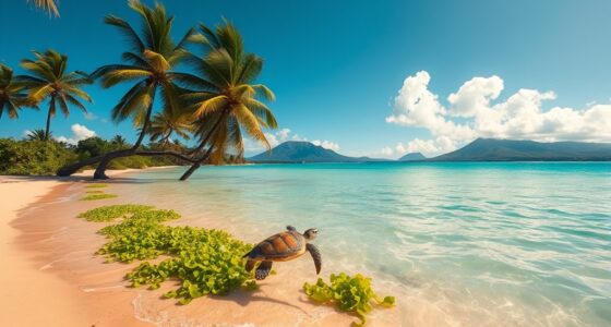 cook islands sea turtle beaches