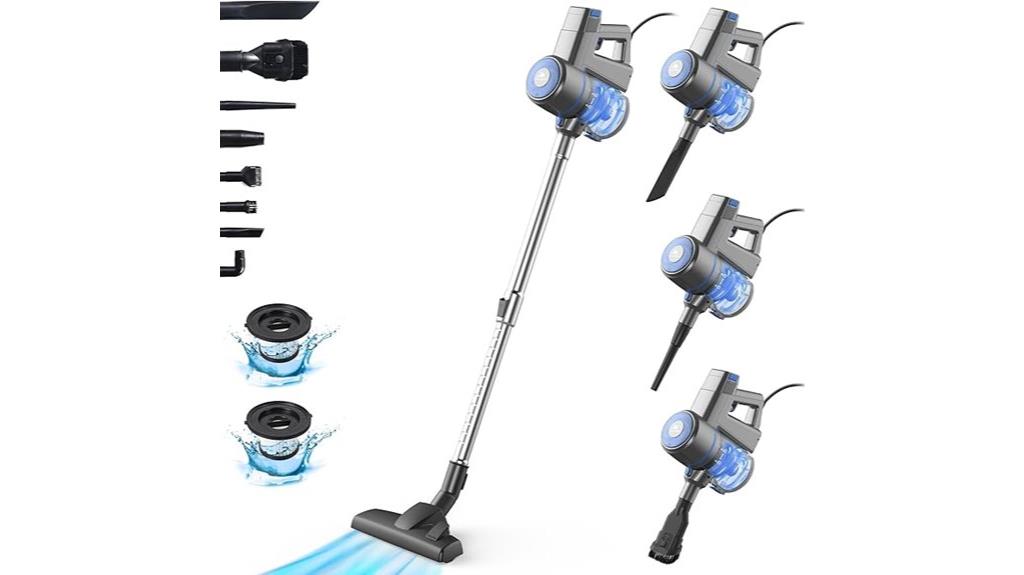 corded powerful suction vacuum