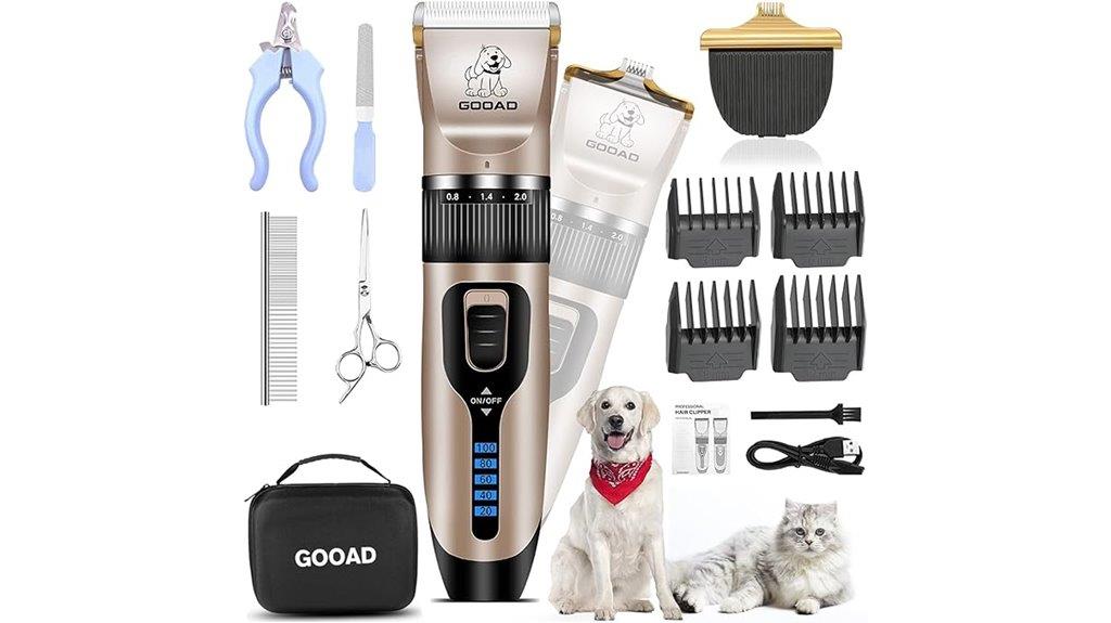 cordless grooming kit for thick hair