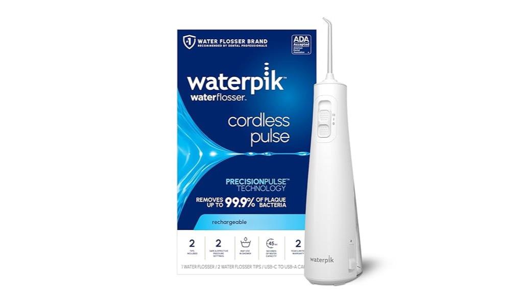 cordless portable water flosser