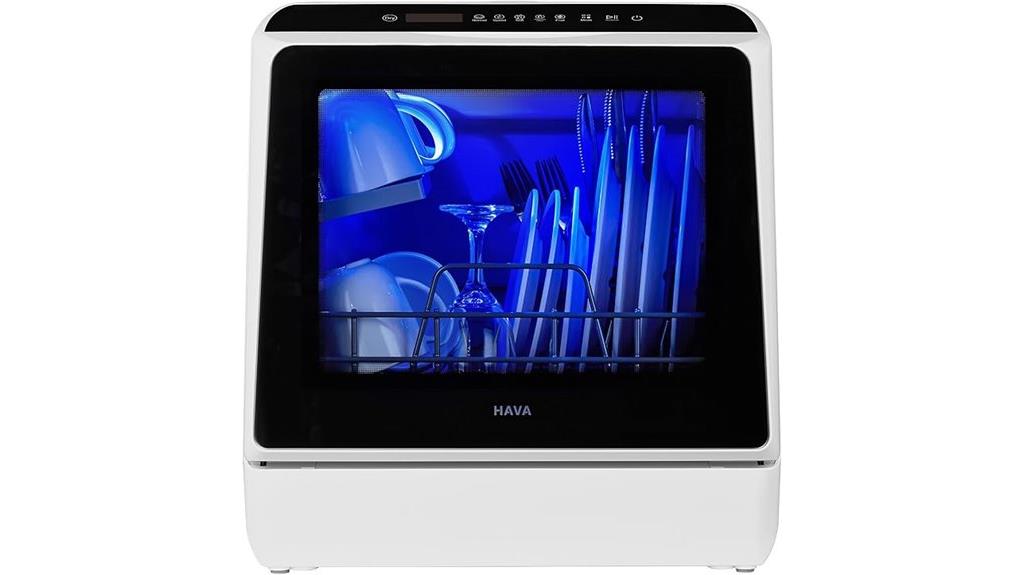 countertop dishwasher with programs