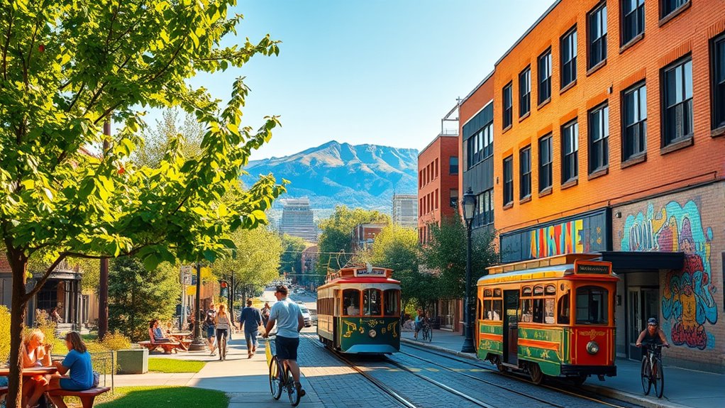 denver s pedestrian friendly travel