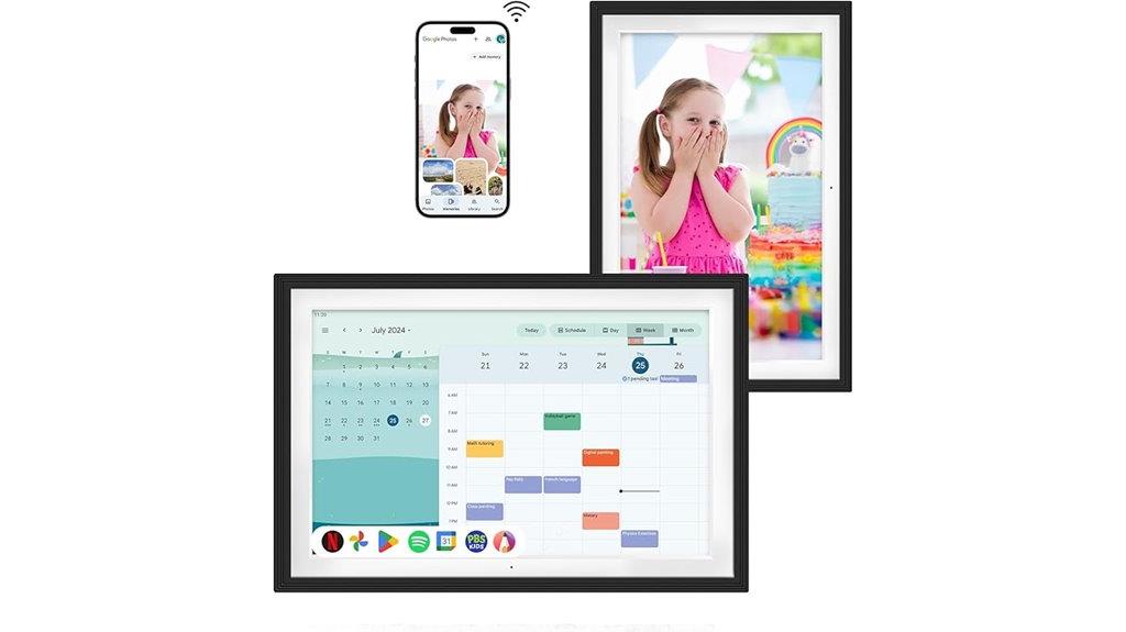 digital family schedule organizer