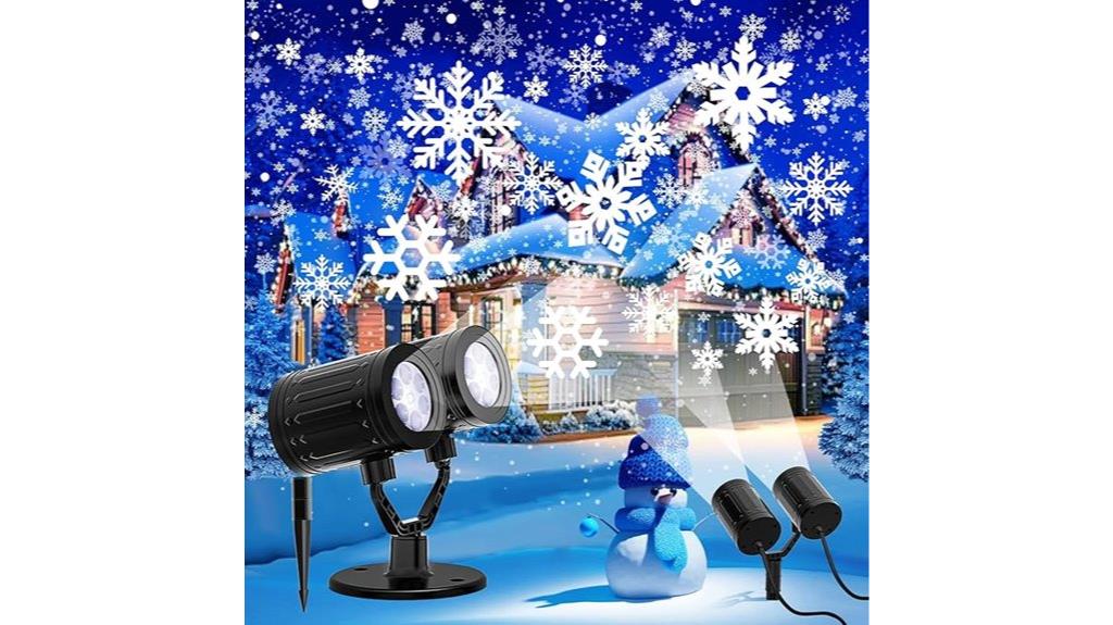 double snowflake christmas lights