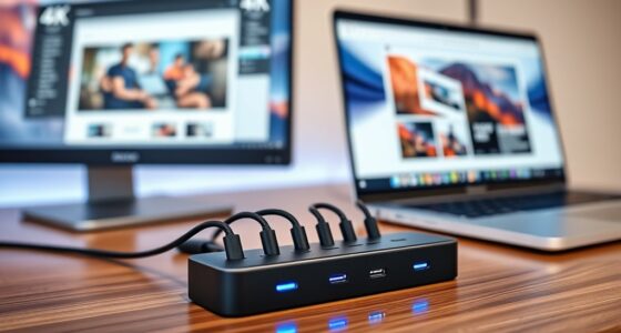 dual 4k usb c docks