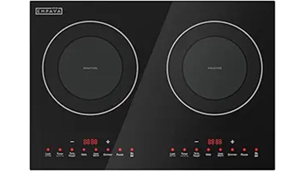 dual burner induction cooktop