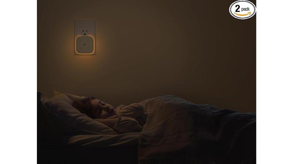 dual dimmable night lights