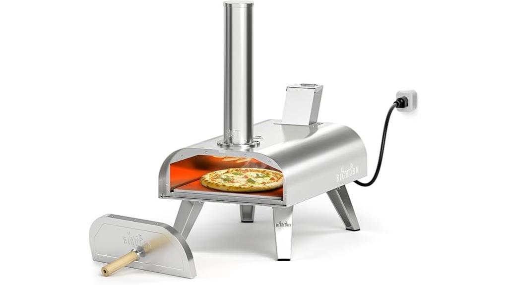 dual fuel pizza oven