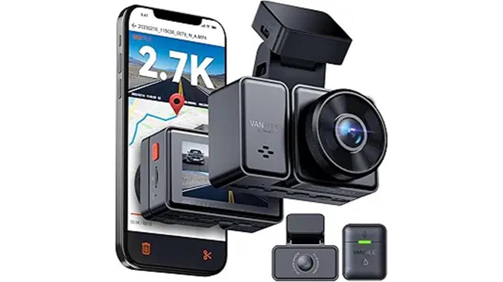 dual lens vehicle recorder