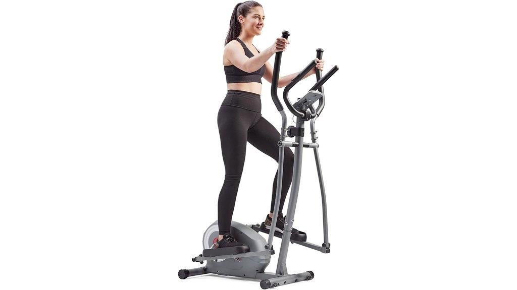 dual purpose elliptical trainer