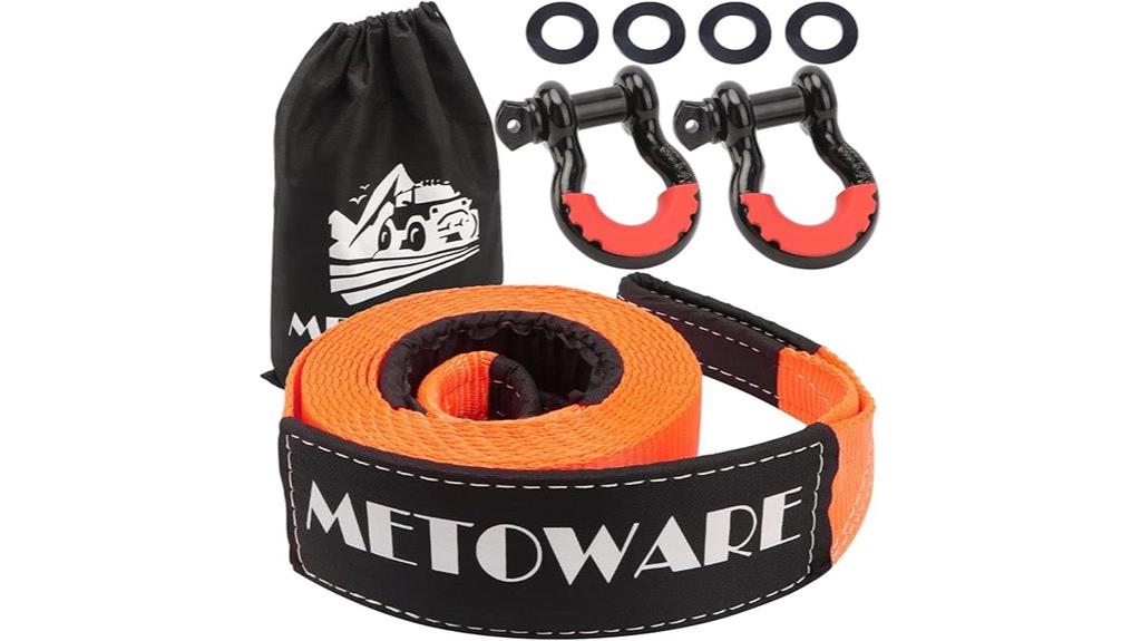 durable tow strap kit