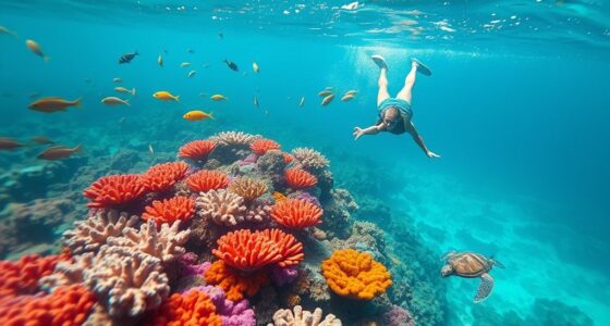 eco friendly roat n snorkeling