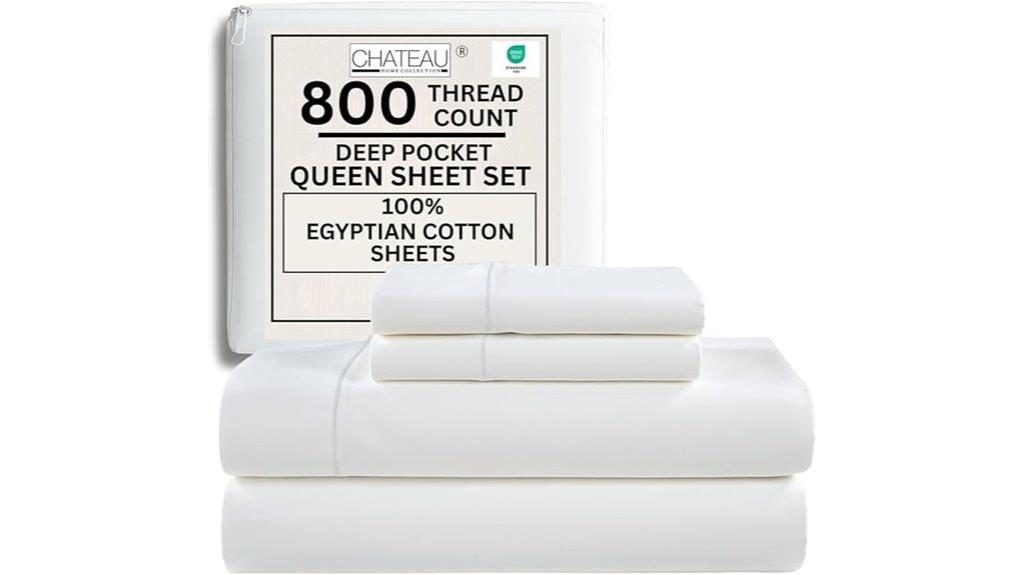 egyptian cotton queen sheet