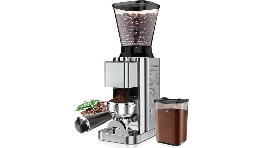 electric conical burr grinder