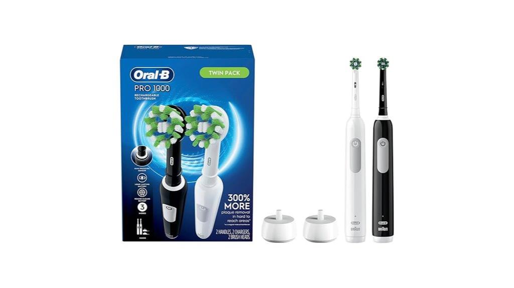 electric toothbrush black white