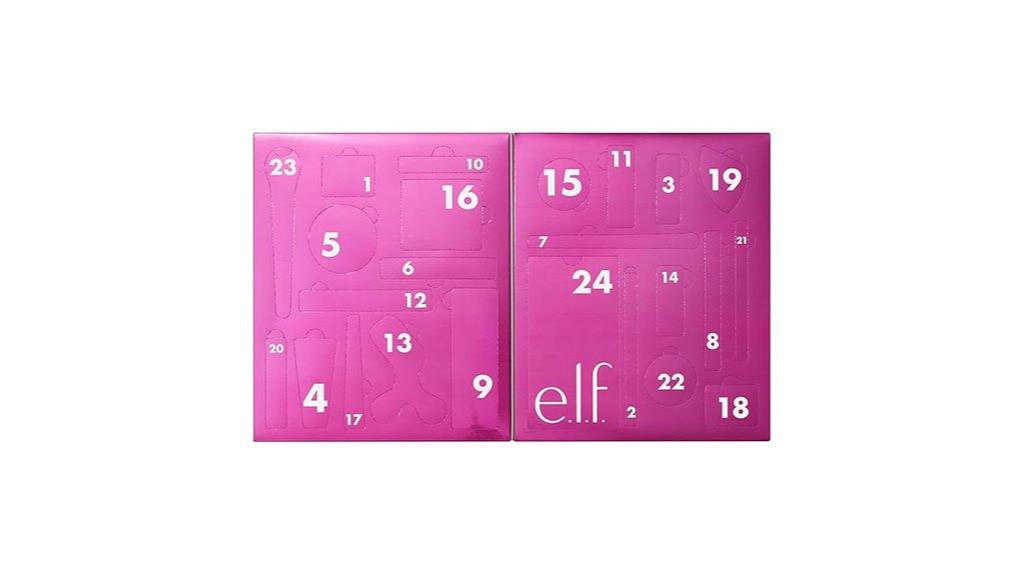 elf themed holiday advent calendar