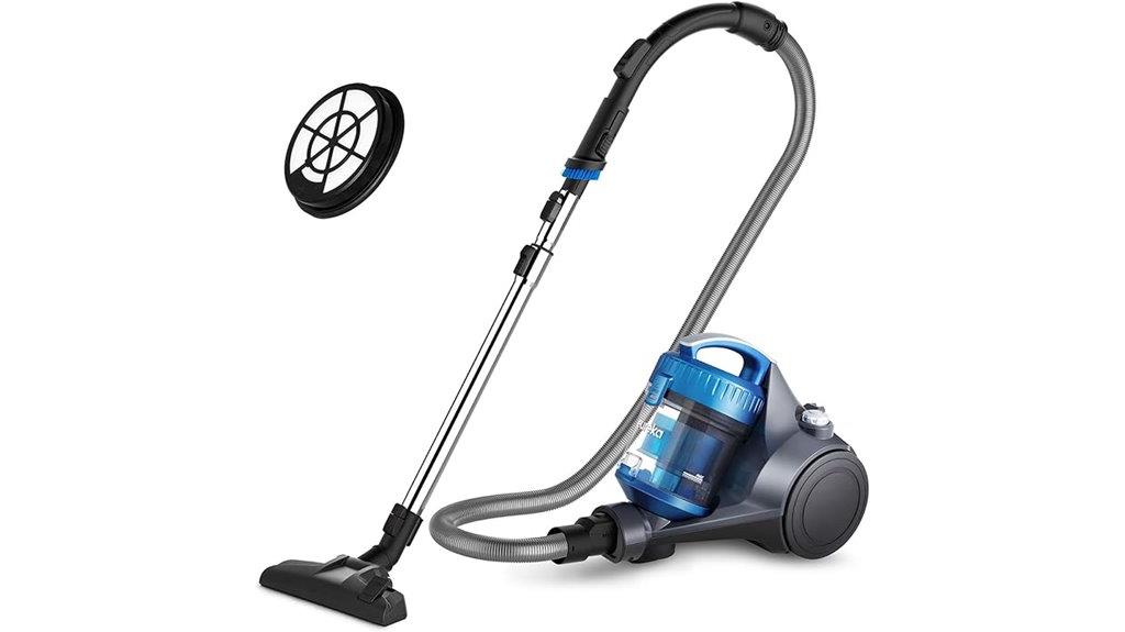 eureka bagless canister vacuum