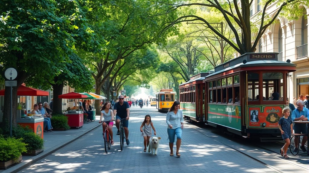 explore portland car free easily