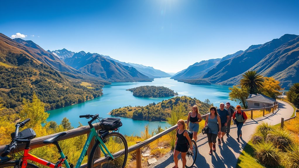 explore queenstown car free options