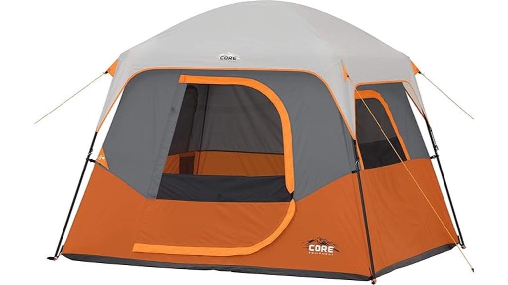 family sized camping tent