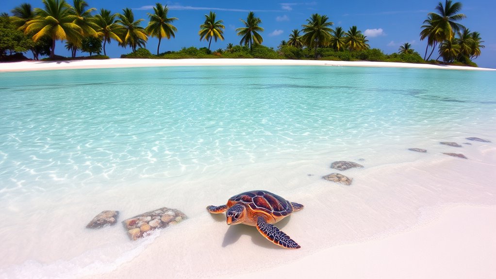 fiji s turtle conserving beaches